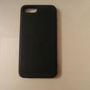 Black iphone 7+ phone case